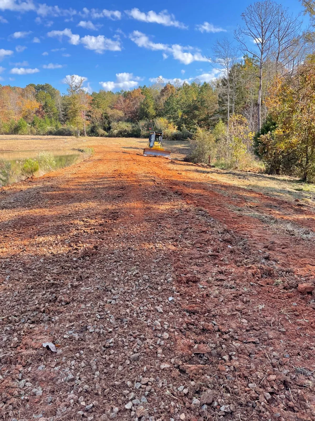 Residential lot grading and site preparation in Rankin County, Mississippi by Geaux Pro Outdoors